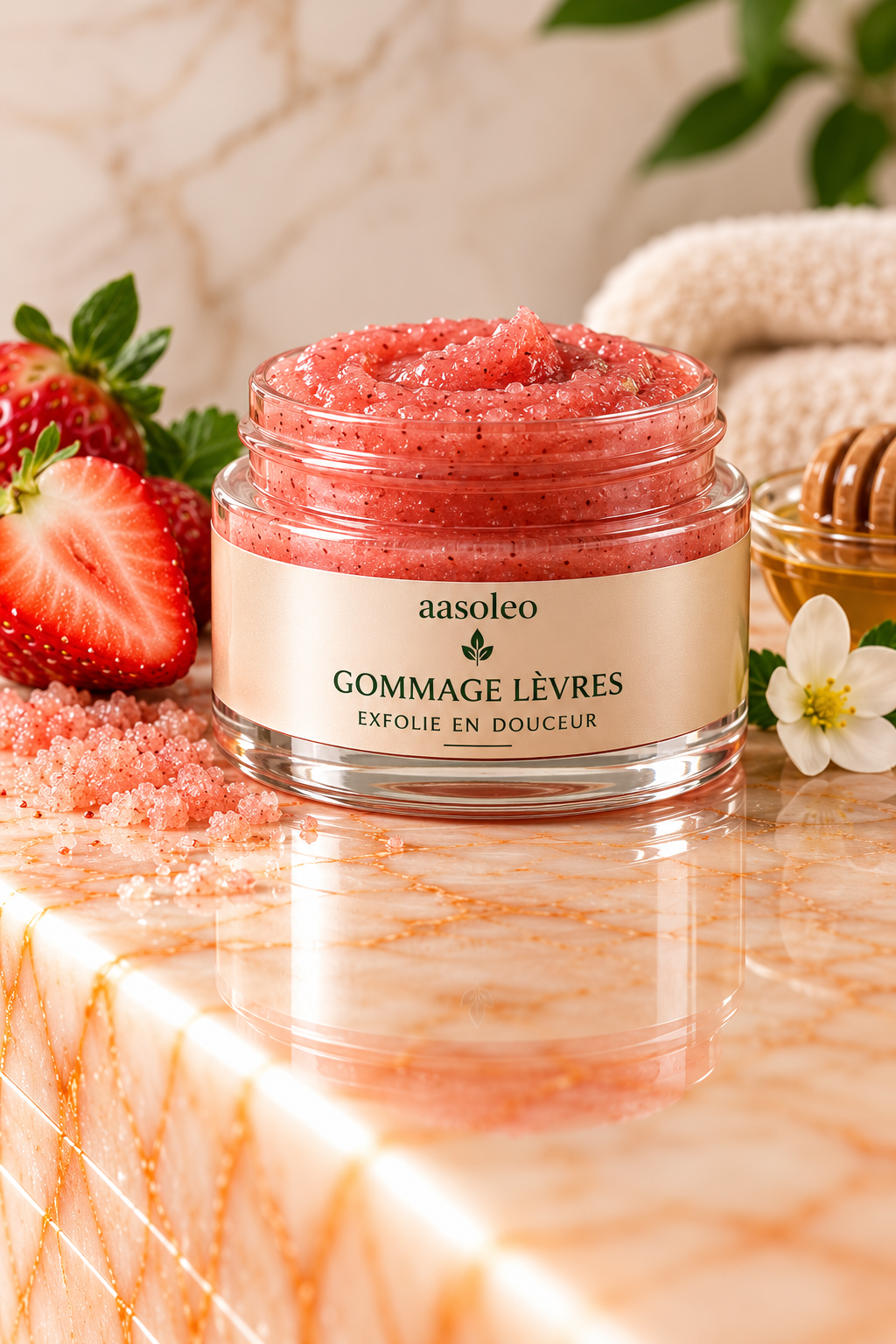 Gommage lèvres